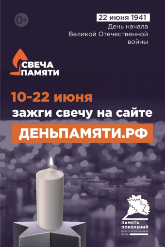 Акция "Свеча памяти" Акция "Свеча памяти".