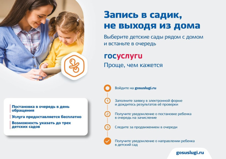 Запись в детский сад, не выходя из дома Запись в детский сад, не выходя из дома.
